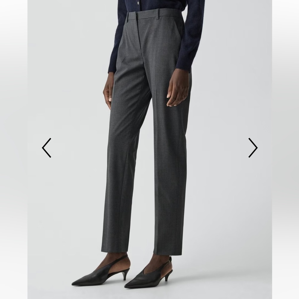 Theory Treeca Goodwool Full-Length Pants